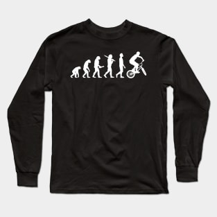 Funny BMX Evolution Gift For BMX Riders Long Sleeve T-Shirt